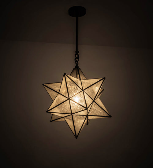 18"W Moravian Star Pendant