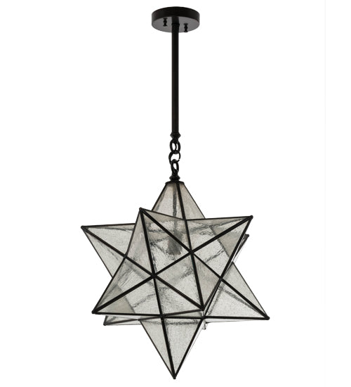 18"W Moravian Star Pendant