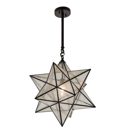 18"W Moravian Star Pendant