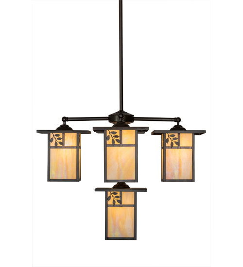 32"W Hyde Park Sprig 5 Lt Chandelier