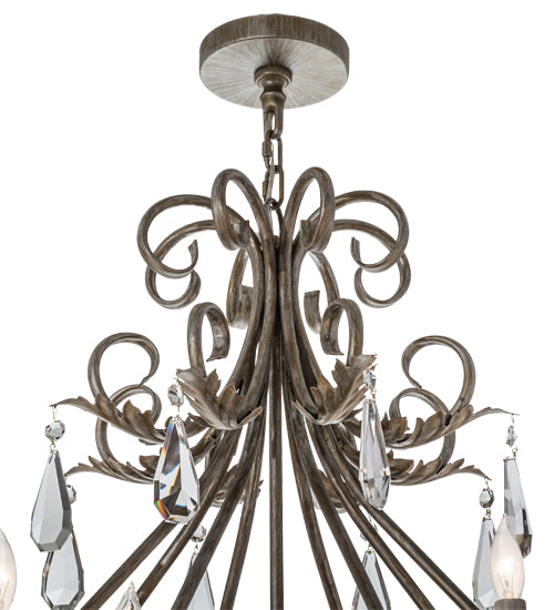 60"W French Elegance 16 Lt Chandelier