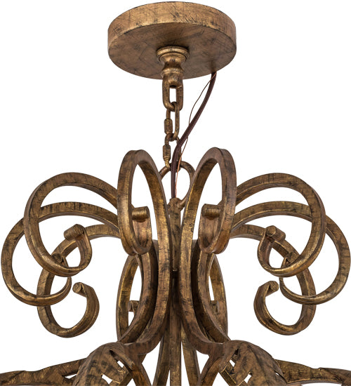 48"W Josephine 10 Lt Chandelier