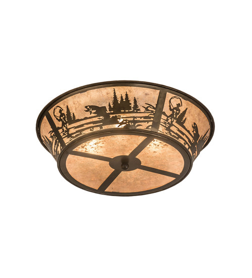 22"W Fly Fishing Creek Flushmount