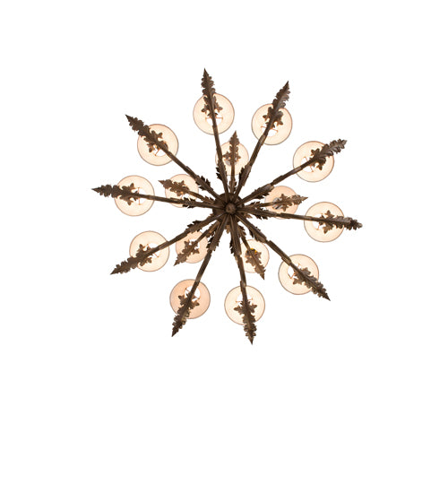 46"W Alexandria 15 Lt Chandelier