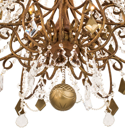 64" Wide Minuet 16 Light Chandelier