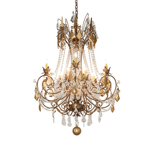 38" Wide Minuet 12 Light Chandelier