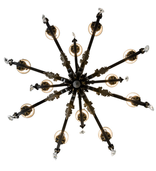 54"W Ingrid 12 Lt Chandelier