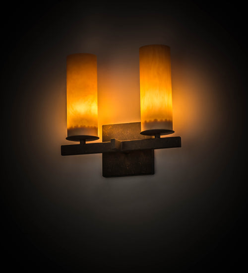 12"W Dante 2 Lt Wall Sconce