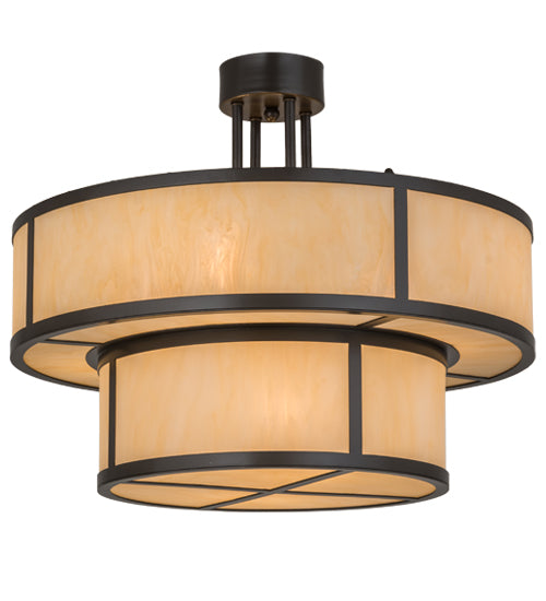 24"W Jayne 2 Tier Pendant