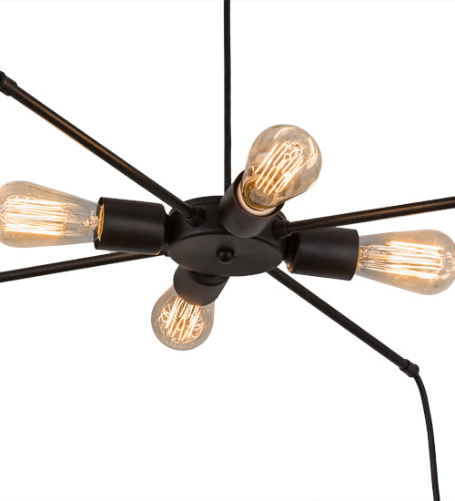 30" Wide Alva 8 Light Chandelier