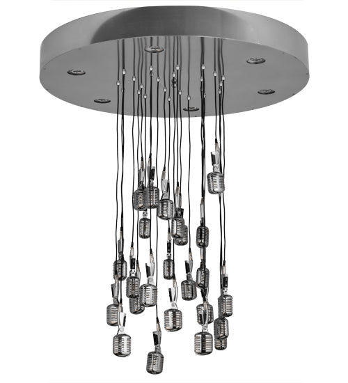 48"W Phonic 24 Lt Cascading Pendant