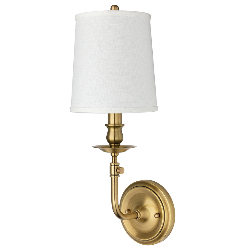 Logan Wall Sconce 6" - Aged Brass