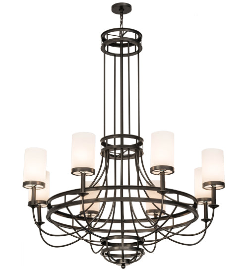 60"W Saxony 8 Lt Chandelier