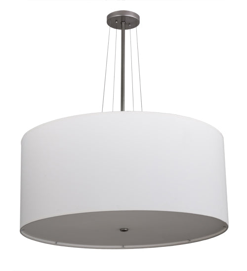 36"W Cilindro White Textrene Pendant