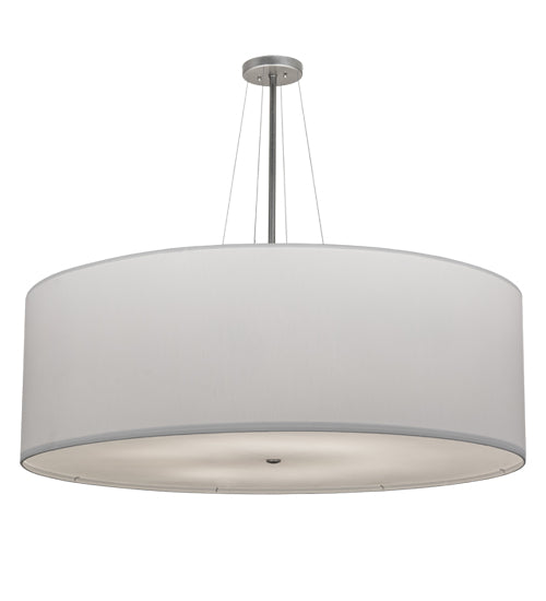 48"W Cilindro White Textrene Pendant