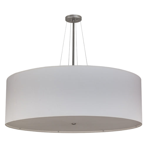 48"W Cilindro White Textrene Pendant