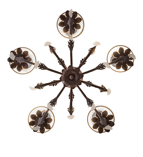 25"W Chantilly 5 Lt Chandelier