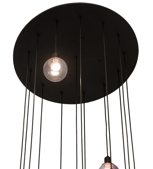 34"W Bola 14 Lt Cascading Pendant