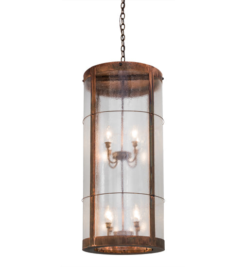 18" Wide Villa 8 Light Pendant