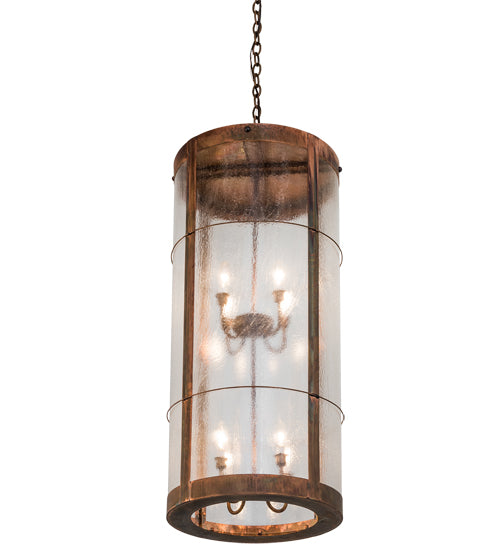 18" Wide Villa 8 Light Pendant