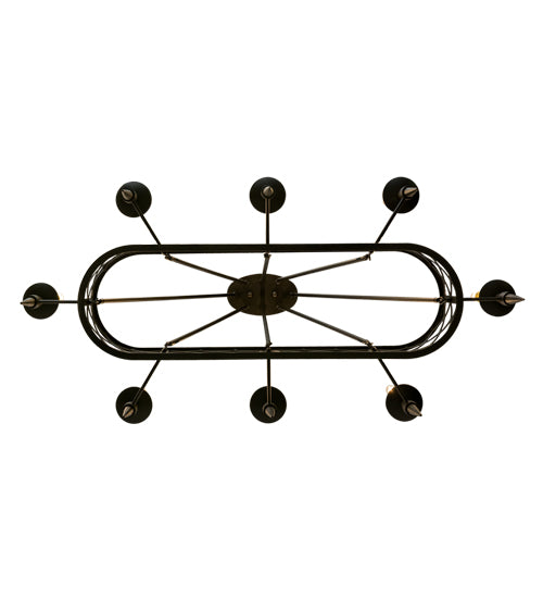 55" Long Topridge 8 Lt Chandelier