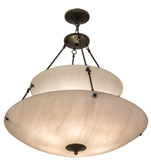 36" Wide Cypola 2 Tier Inverted Pendant