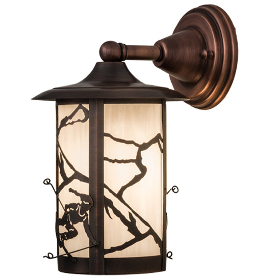 8"W Fulton Alpine Solid Mount Wall Sconce