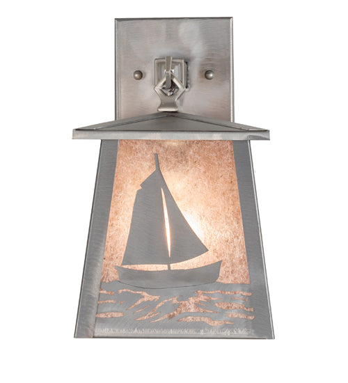 7" Wide Sailboat Wall Sconce