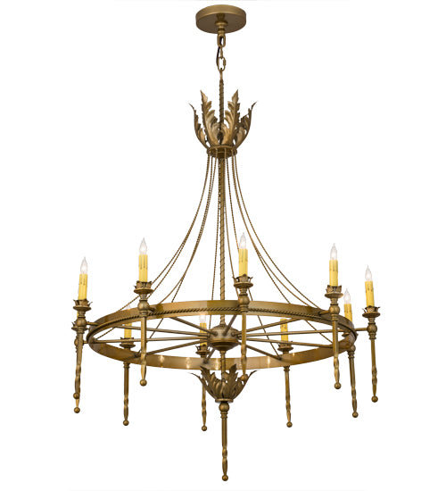 36" Wide Amaury 10 Light Chandelier