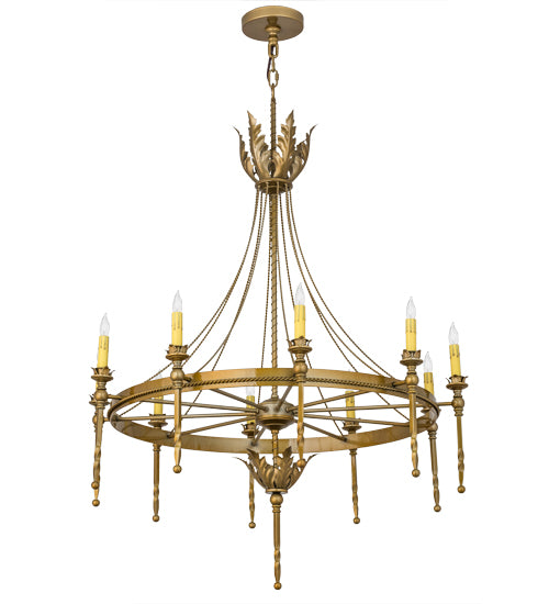 36" Wide Amaury 10 Light Chandelier