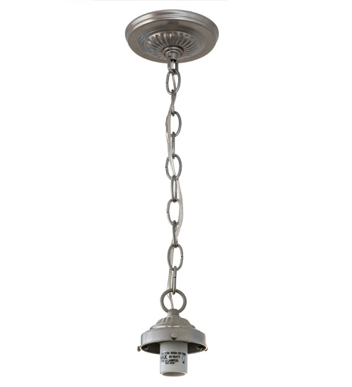 5"W Nickel 1 Lt Pendant Hardware