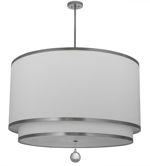 48"W Cilindro 2 Tier Textrene Pendant