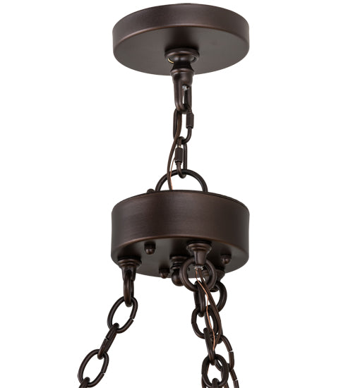 39" Wide Sullivan Ranch 12 Lt Chandelier