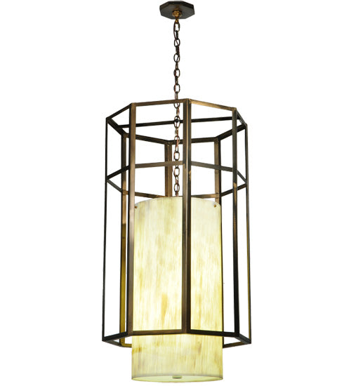 23" Wide Cilindro Caged Pendant