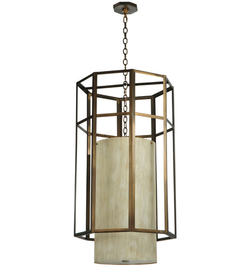 23" Wide Cilindro Caged Pendant