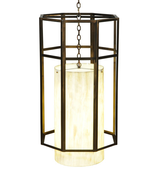 23" Wide Cilindro Caged Pendant