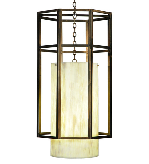 23" Wide Cilindro Caged Pendant