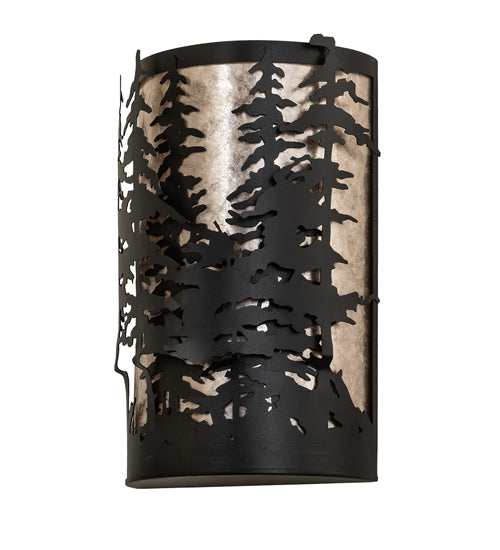 12" Wide Tall Pines Wall Sconce