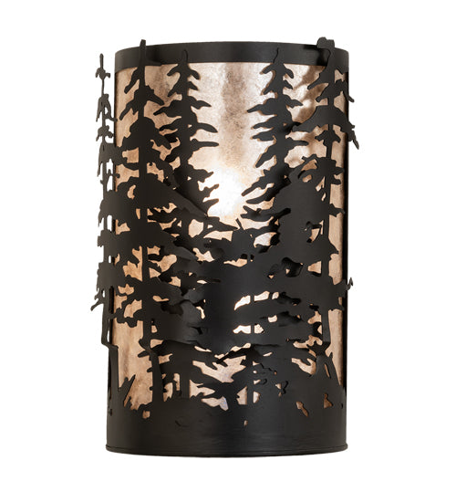 12" Wide Tall Pines Wall Sconce