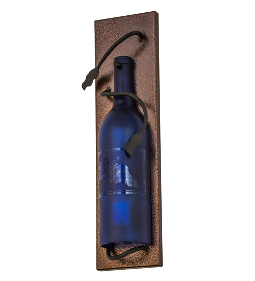 4.5"W Tuscan Vineyard Wine Bottle Wall Sconce