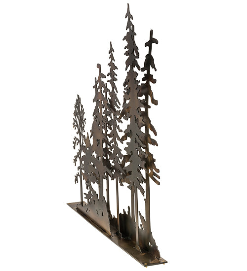 31" Long X 30" High Tall Pines Window Art