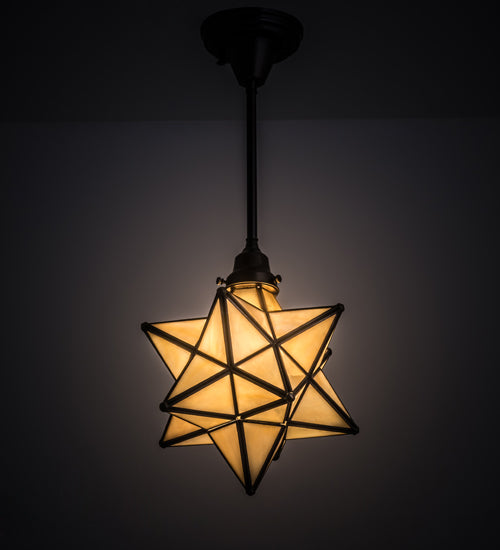 12"W Moravian Star Pendant