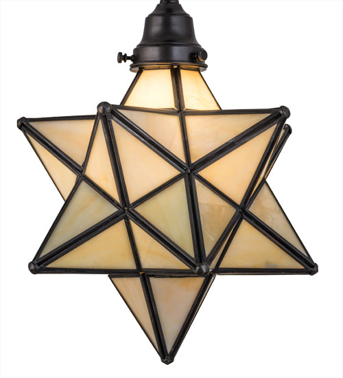 12"W Moravian Star Pendant