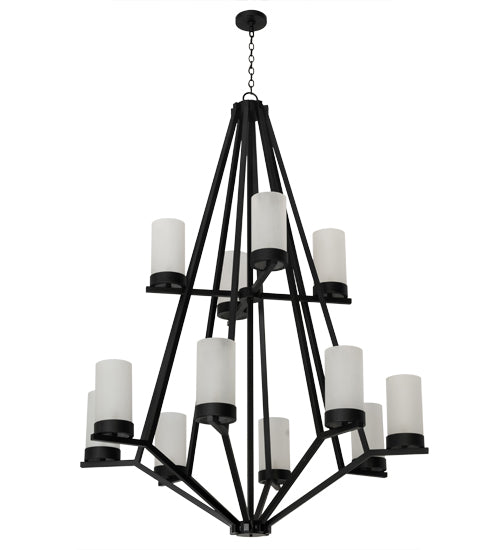 60"W Galen 12 Lt Chandelier