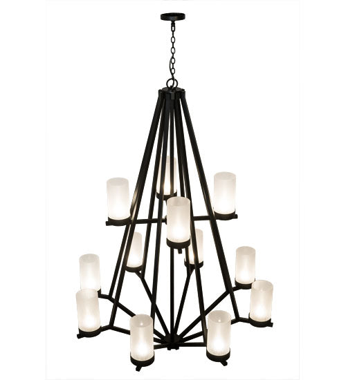 60"W Galen 12 Lt Chandelier