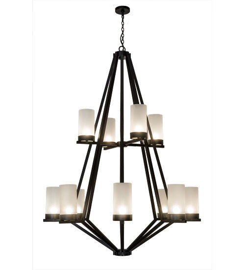 60"W Galen 12 Lt Chandelier