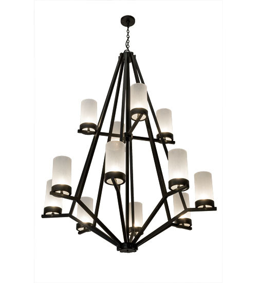 60"W Galen 12 Lt Chandelier