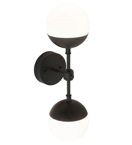 6" Wide Bola Deux Wall Sconce