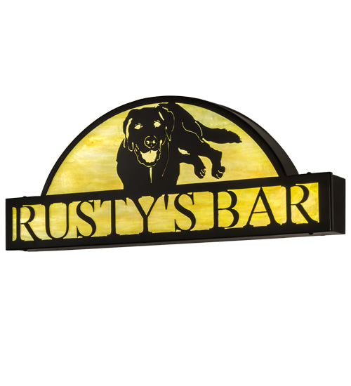 30"W Personalized Rusty'S Bar Sign