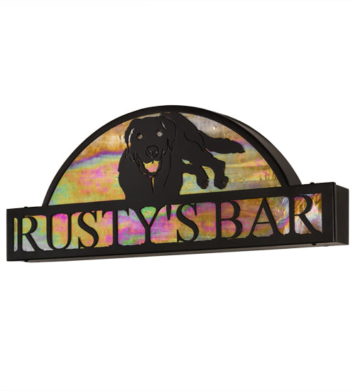 30"W Personalized Rusty'S Bar Sign